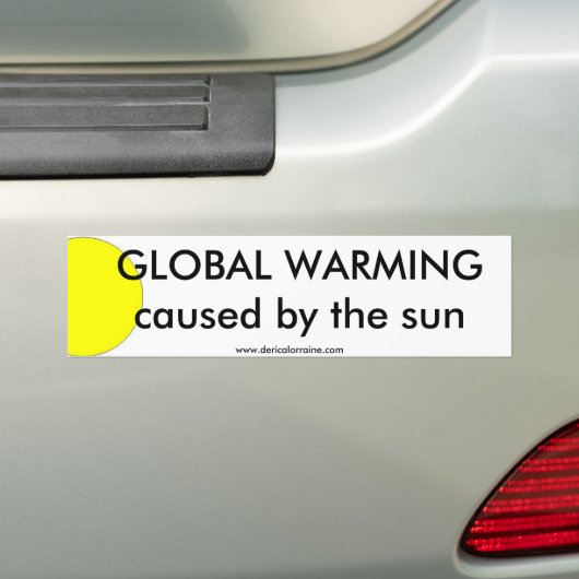 Globale Erwärmung Sun Autoaufkleber (Auf Auto)