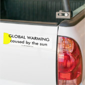 Globale Erwärmung Sun Autoaufkleber (Auf Lkw)