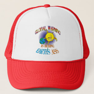 Globale Erwärmung Trucker Cap Truckerkappe