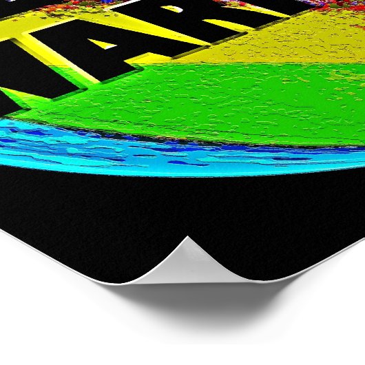 Globale Erwärmungsposter-Kunst Poster (Ecke)