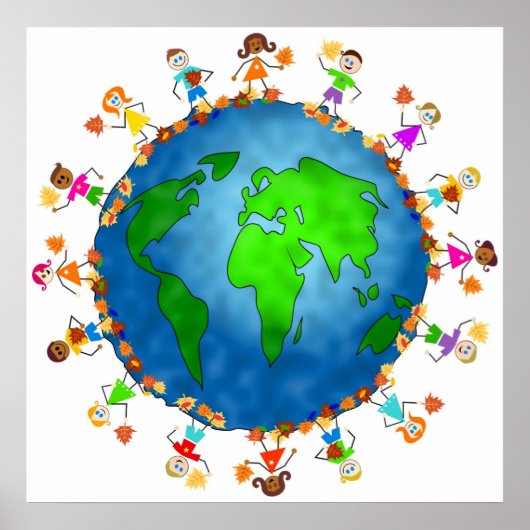 Globale Fallkinder Poster (Vorne)