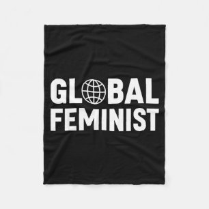 Globale feministische Frauenermächtigung Gleichhei Fleecedecke