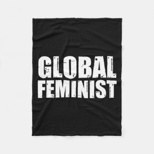 Globale Feministische Gleichheit Empowerment Weltw Fleecedecke