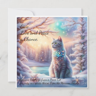 Globale Friedenskarte: Liebe und Frieden eine Chan Karte