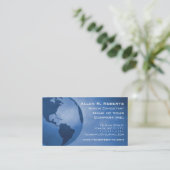 Globale Handels-Amerika-Niederlassung Unternehmens Visitenkarte (Stehend Vorderseite)