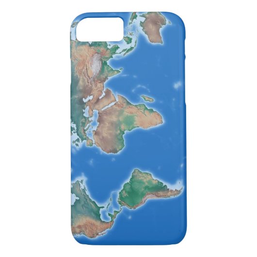 Globale Handy-Weltkarte Case-Mate iPhone Hülle (Rückseite)