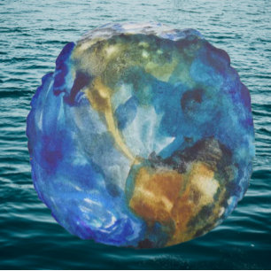 Globale Harmonie Rundes Kissen