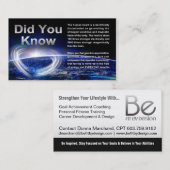 Globale Heilung Visitenkarte (Vorne/Hinten)