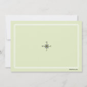 Globale Hochzeit in Urlaubsorts-Einladung Einladung (Rückseite)