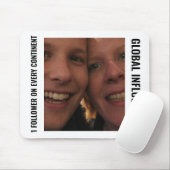 Globale Influencer Lustige Meme-Mauspad Mousepad (Mit Mouse)