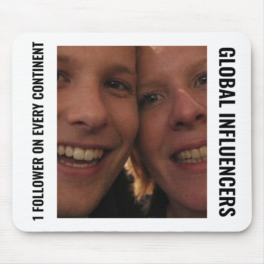 Globale Influencer Lustige Meme-Mauspad Mousepad (Vorne)