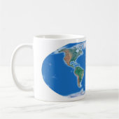 Globale Kaffeetasse-Weltkarte Kaffeetasse (Links)