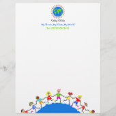 Globale Kinder, Briefkopf (Vorderseite)