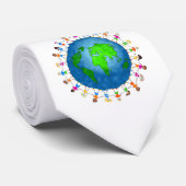 Globale Kinder Krawatte (Gerollt)
