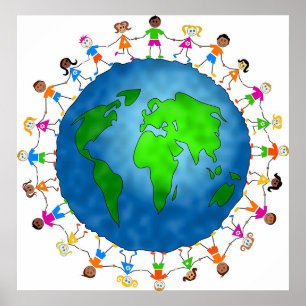 Globale Kinder Poster