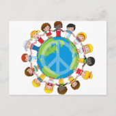 Globale Kinder Postkarte (Vorderseite)