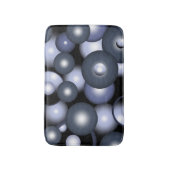 Globale konzentrische Zirkel-Orbitalkunst Abstrakt Badematte (Vorderseite Vertikal)