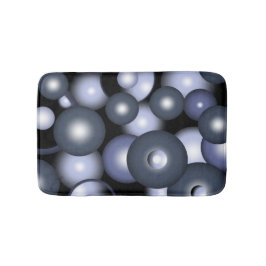 Globale konzentrische Zirkel-Orbitalkunst Abstrakt Badematte