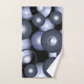 Globale konzentrische Zirkel-Orbitalkunst Abstrakt Badhandtuch Set (Handtuch)