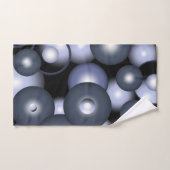 Globale konzentrische Zirkel-Orbitalkunst Abstrakt Badhandtuch Set (Handtuch)