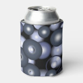Globale konzentrische Zirkel-Orbitalkunst Abstrakt Dosenkühler (Kanne Vorderseite)