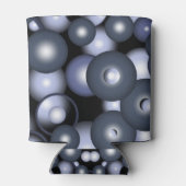 Globale konzentrische Zirkel-Orbitalkunst Abstrakt Dosenkühler (Rückseite)