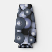 Globale konzentrische Zirkel-Orbitalkunst Abstrakt Flaschenkühler (Vorderseite)