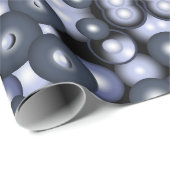 Globale konzentrische Zirkel-Orbitalkunst Abstrakt Geschenkpapier (Rolleneckpunkt)