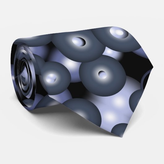 Globale konzentrische Zirkel-Orbitalkunst Abstrakt Krawatte (Gerollt)