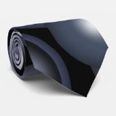 Globale konzentrische Zirkel-Orbitalkunst Abstrakt Krawatte (Gerollt)