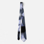 Globale konzentrische Zirkel-Orbitalkunst Abstrakt Krawatte (Rückseite)