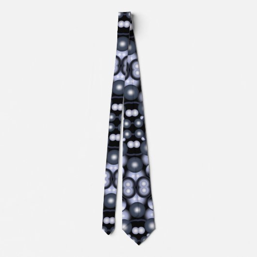 Globale konzentrische Zirkel-Orbitalkunst Abstrakt Krawatte (Rückseite)