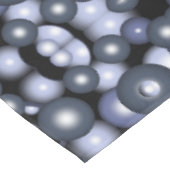 Globale konzentrische Zirkel-Orbitalkunst Abstrakt Tischdecke (Schrägansicht)