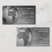 Globale korporative internationale visitenkarte (Vorne/Hinten)