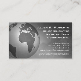 Globale korporative internationale visitenkarte