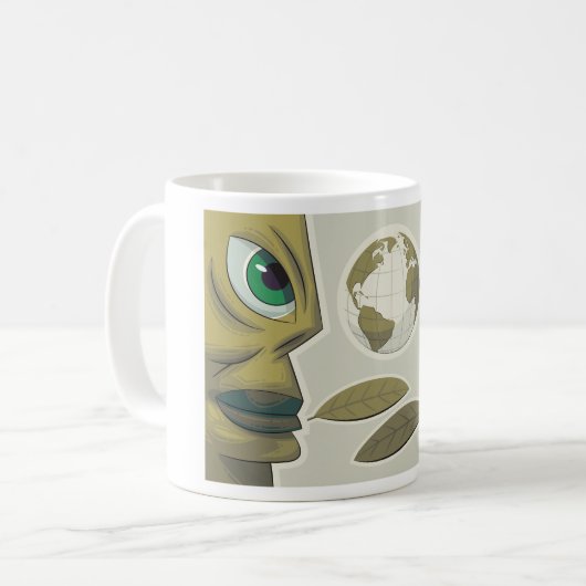 Globale Kreaturen Kaffeetasse (Vorderseite Links)