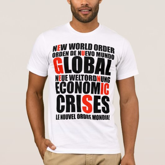 globale Krisen T-Shirt (Vorderseite)
