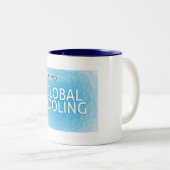 Globale Kühlung Zweifarbige Tasse (VorderseiteRechts)