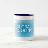 Globale Kühlung Zweifarbige Tasse (Mittel)
