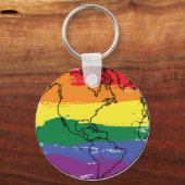 Globale LGBTQ+-Kennzeichnung Schlüsselanhänger (Vorderseite)