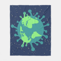 Globale Pandemie (Viruspartikel) (Infektion) Fleec