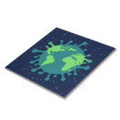 Globale Pandemie (Viruspartikeln) (Virusinfektion) Fliese (Seite)