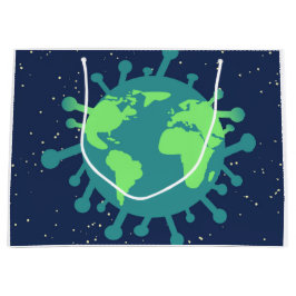 Globale Pandemie (Viruspartikeln) (Virusinfektion) Große Geschenktüte