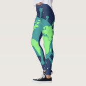 Globale Pandemie (Viruspartikeln) (Virusinfektion) Leggings (Links)