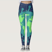 Globale Pandemie (Viruspartikeln) (Virusinfektion) Leggings (Vorderseite)