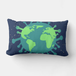 Globale Pandemie (Viruspartikeln) (Virusinfektion) Lendenkissen