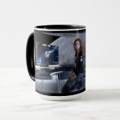 Globale Raum-Organisation (GSO ES-1 Innenraum) Tasse (Vorderseite Links)