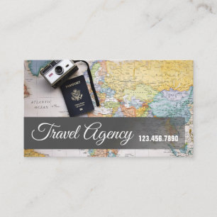 Globale Reisebüro-Agenten-Visitenkarte Visitenkarte