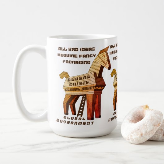 Globale Reset-Kaffee-Tasse Kaffeetasse (Mit Donut)