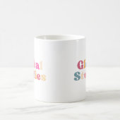 Globale Retro-Studien T - Shirt Kaffeetasse (Mittel)